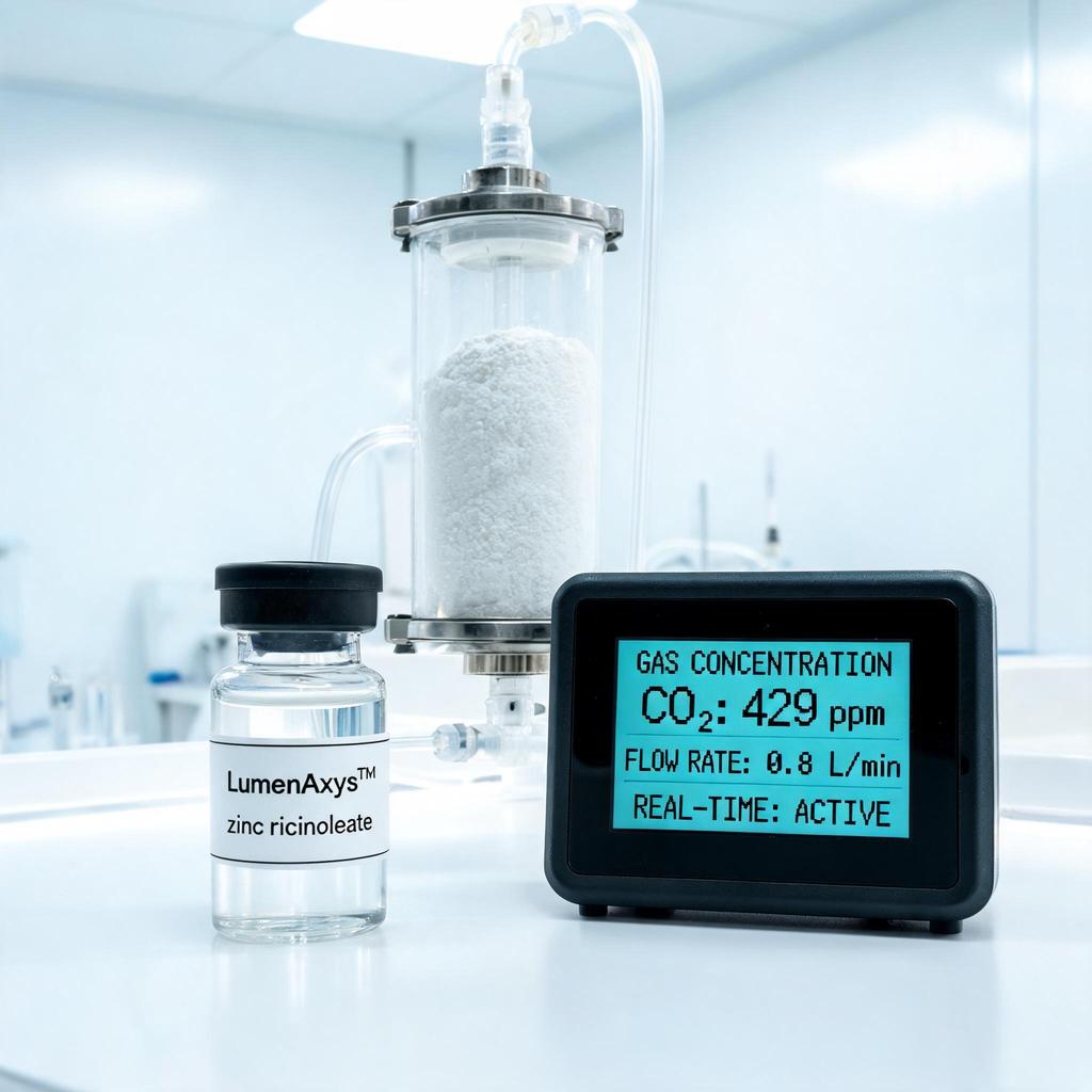 Solving the Sodium Bicarbonate Saturation Ceiling: Preventing Toxic Gas Re-release with LumenAxys™ Plant-Based Zinc Ricinoleate