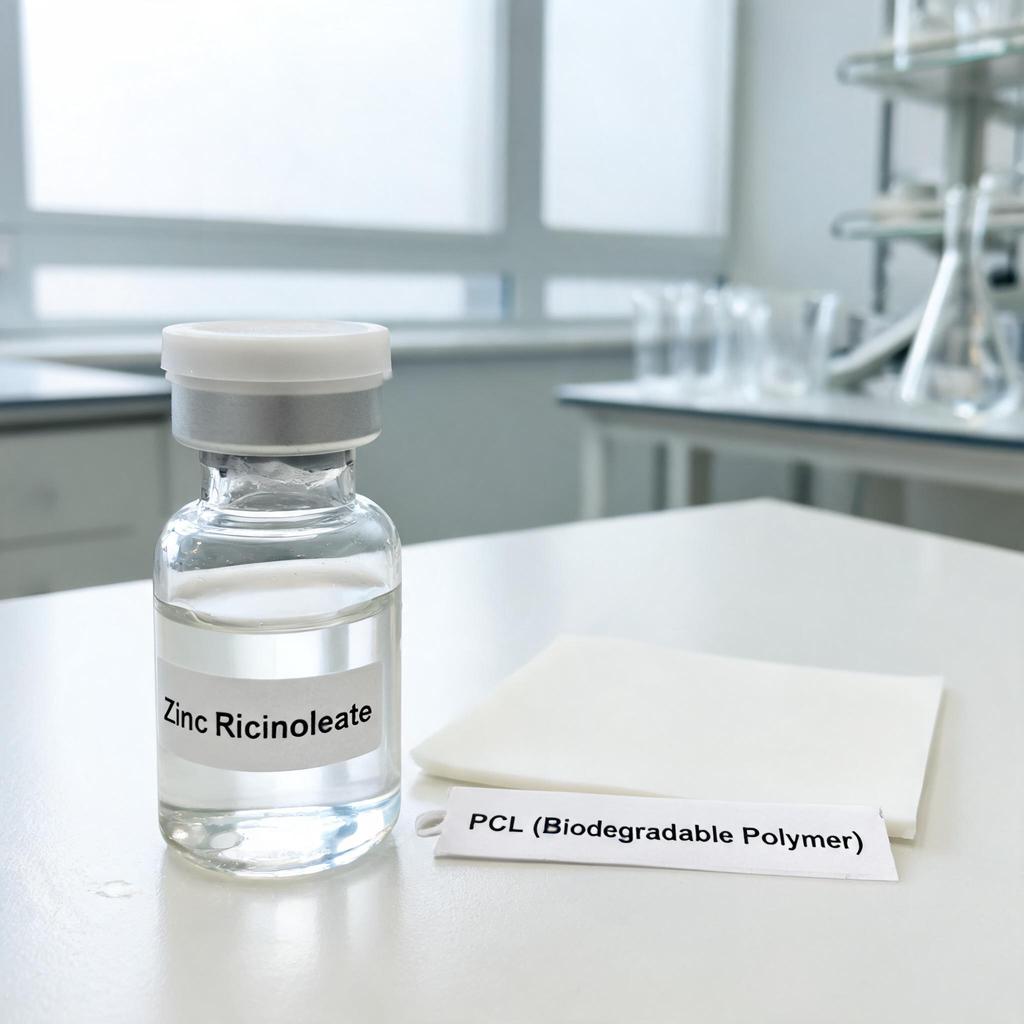 Quantifying the %Vbur Steric Shield: LumenAxys™ Zinc Ricinoleate for Irreversible Ammonia Sequestration in Biodegradable PCL Packaging